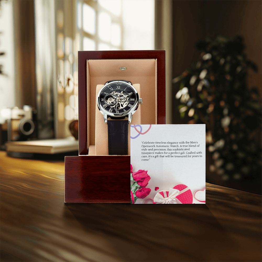 Men's Openwork Automatic Watch – A Timeless Gift of Luxury