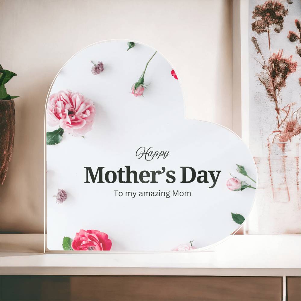 Mom's Love Captured – Premium Acrylic Block