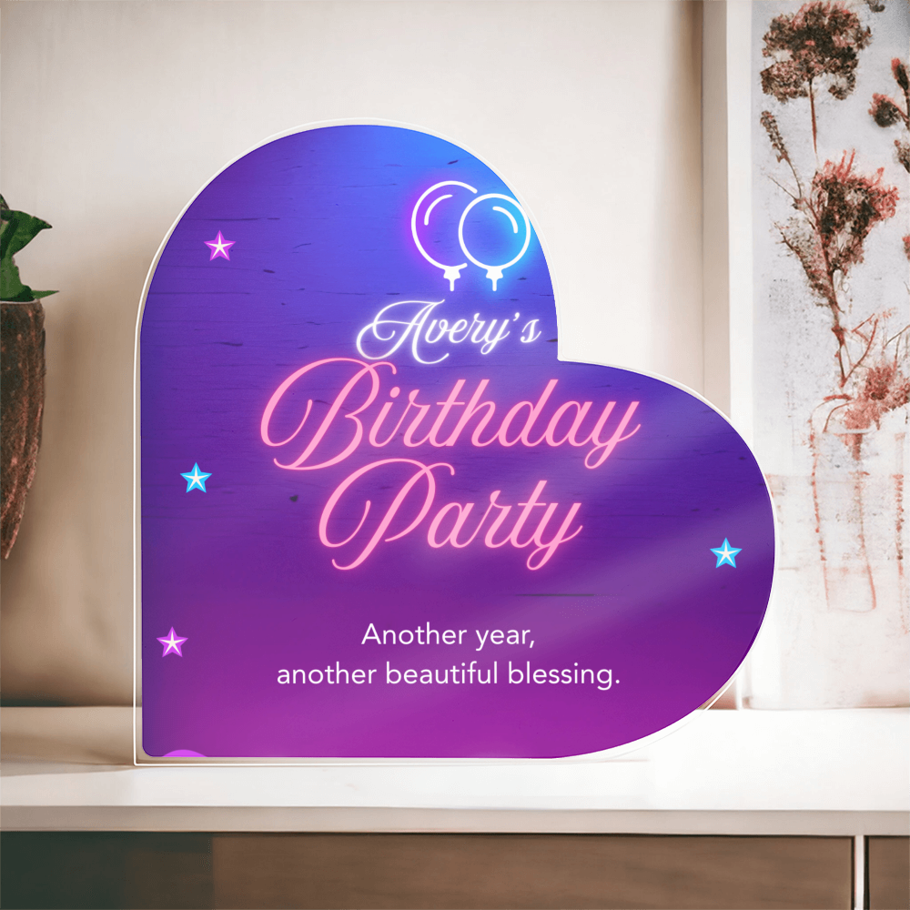 Happy Birthday- Acrylic Block!