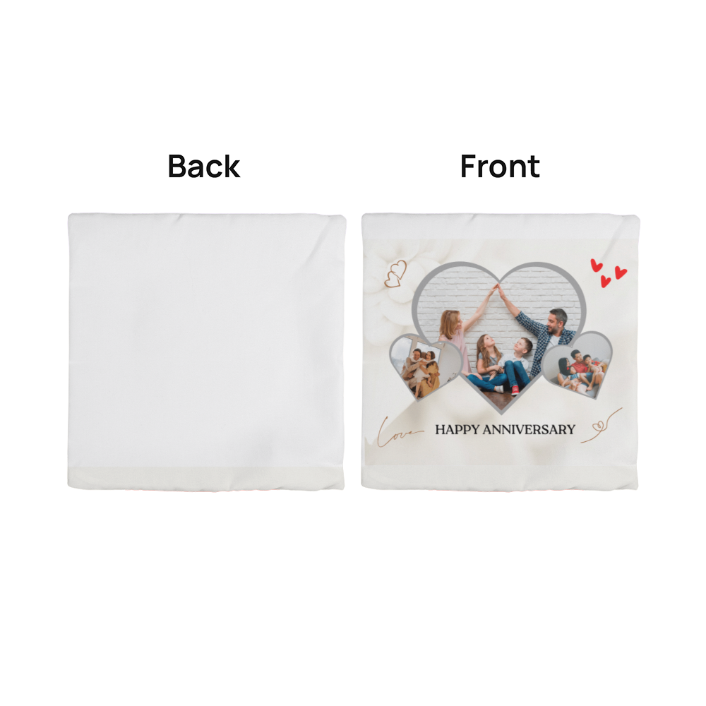 Personalized Anniversary Indoor/Outdoor Pillow – A Cozy Gift to Celebrate Your Love