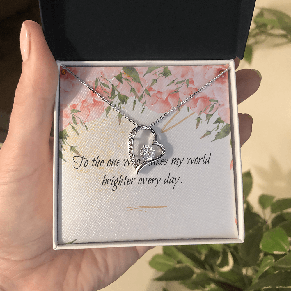 To the one who makes my world brighter every day.