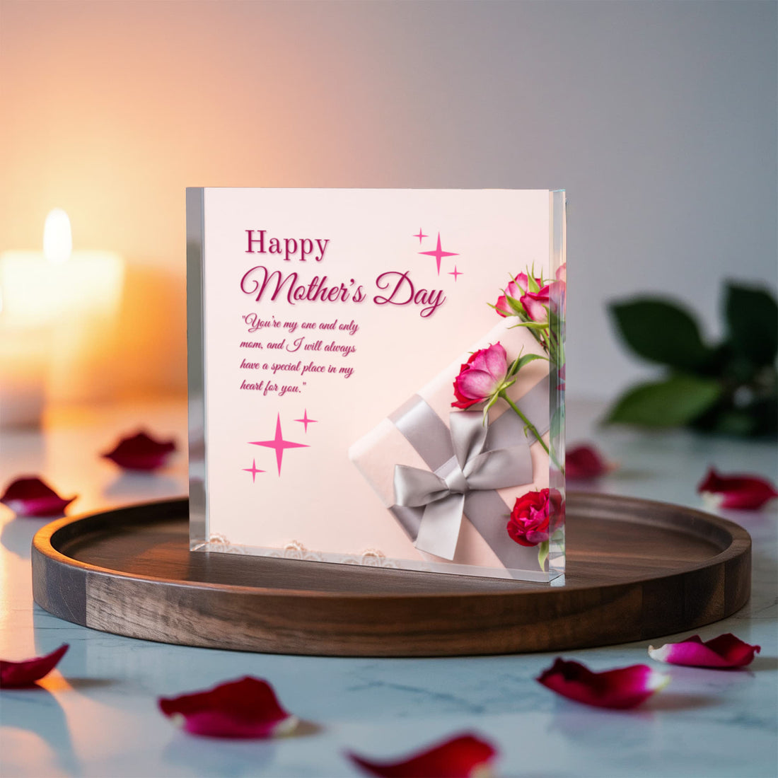 Mother's Day Printed Acrylic Block – A Gift She'll Treasure