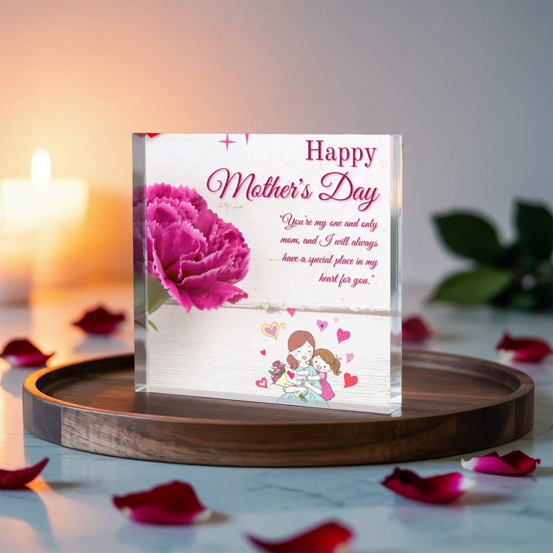 Mom's Glow – Personalized Acrylic Keepsake