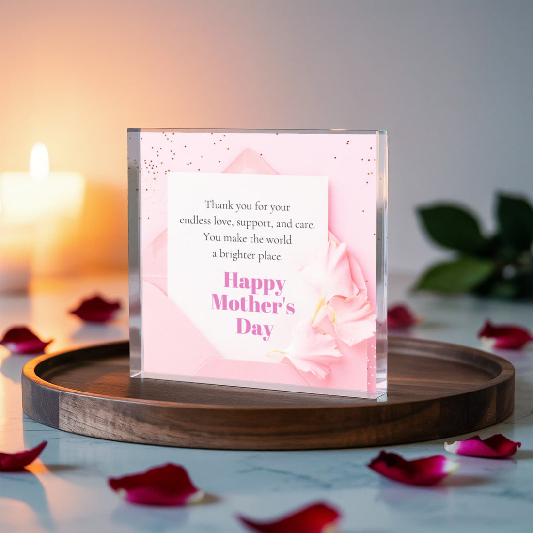 Mother's Day Printed Acrylic Block – A Gift She'll Treasure