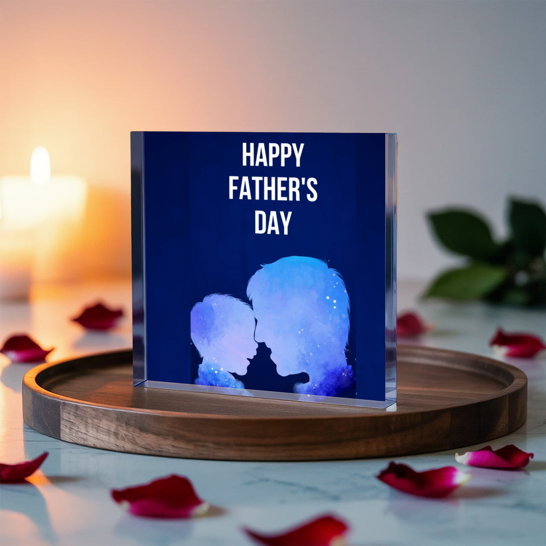 Dad's Special Moment – Printed Acrylic Block