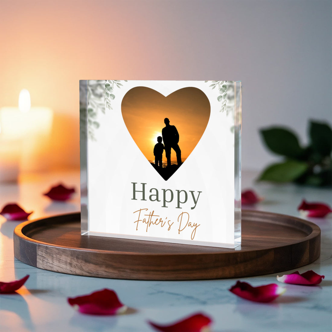 Celebrate Fatherhood – Unique Acrylic Block Gift