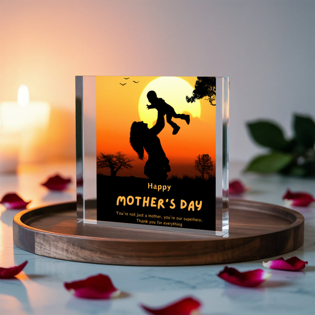 Mother's Day Printed Acrylic Block – A Keepsake She'll Treasure